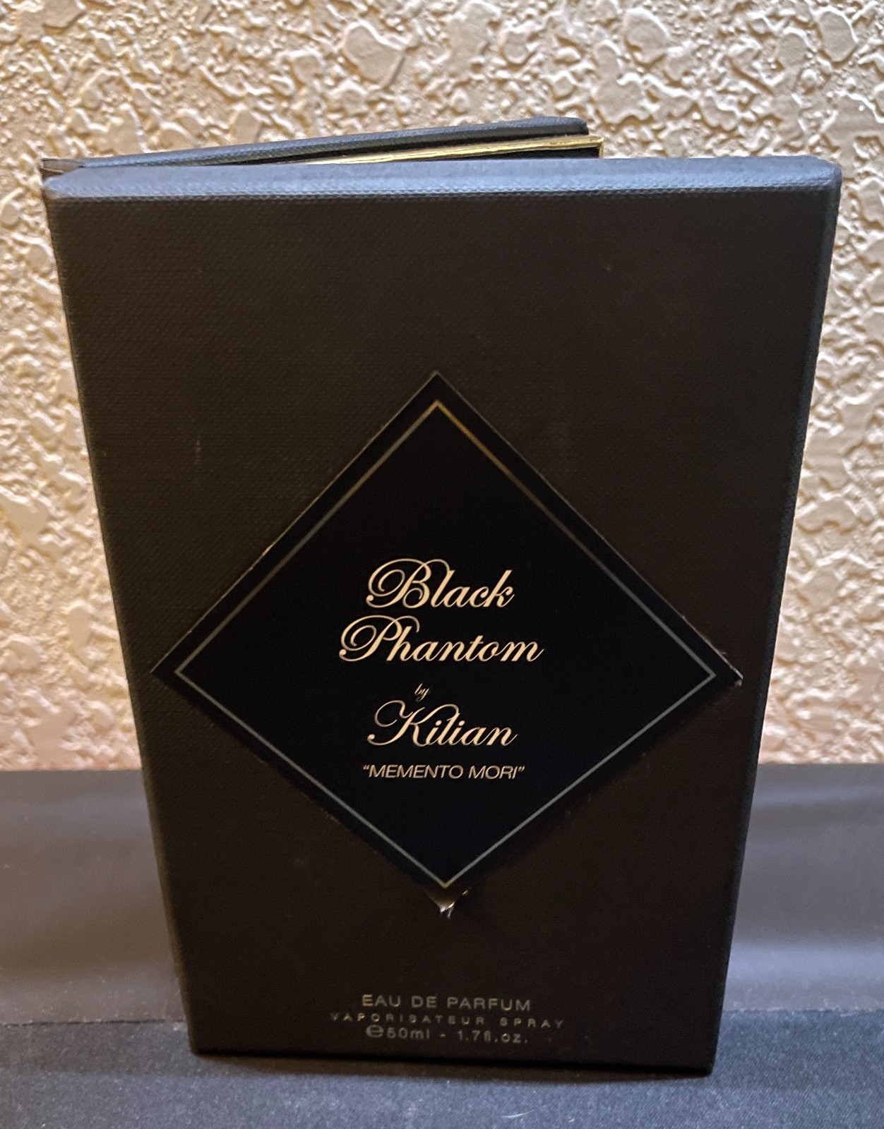 KILIAN PARIS Black Phantom Memento Mori 1.7oz EMPTY BOX Display Presentation