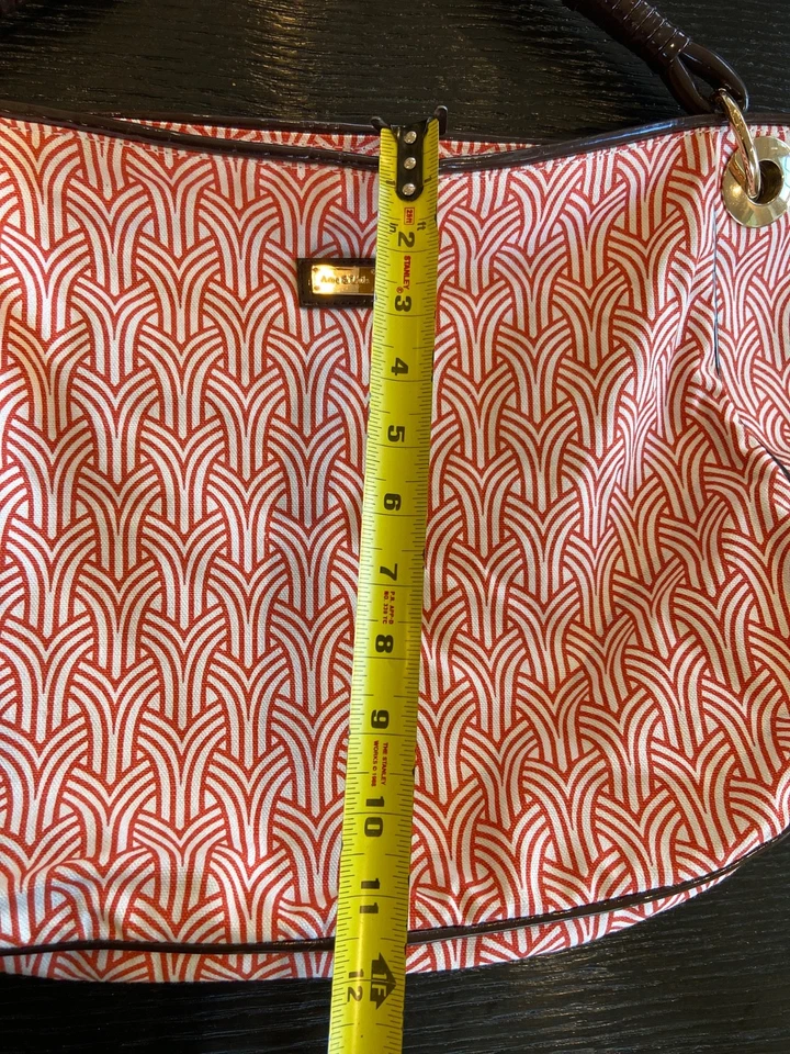 Ame & Lulu Bolso de Mano Cartera Bolso de Mano Rojo Geométrico Nuevo con Etiquetas Foto 3 de 3