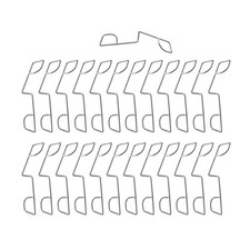 25 szt. Klipsy do paneli ogrodzeniowych Kliny ogrodzeniowe Kliny ogrodzeniowe D7O88061