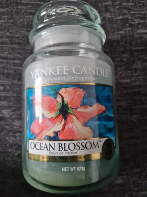 Yankee Candle Ocean Blossom Large Jar 2011 pour rare Discontinued 