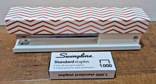 Swingline Metal Fashion Stapler: 1 stapler / 20 sheet capacity Copper Chevron 