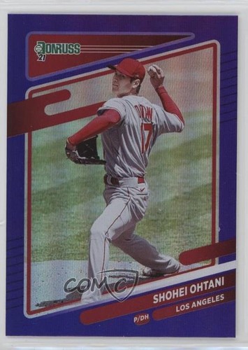 2021 Panini Donruss Holo Purple Shohei Ohtani #199 08nc
