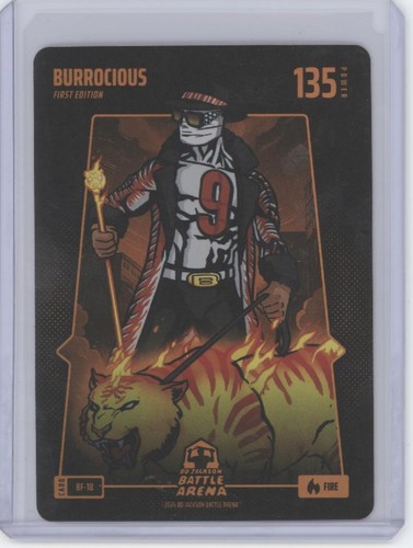 Bo Jackson Battle Arena #BF-18 Burrocious Fire Battle Foil