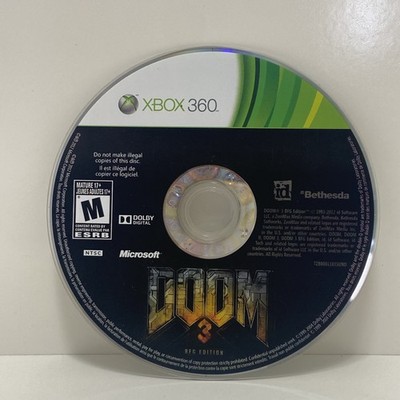 Doom 3 BFG Edition Xbox 360 Disc Only Tested Working NTSC