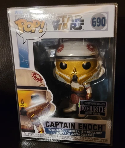 Funko Pop! Star Wars-Ahsoka-Captain Enoch #690 EE Exclusive LE  W/ Protector