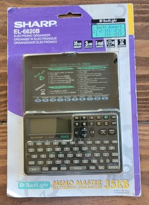 Sharp Memo Master Organizer - EL-6620B - Brand New - Untested
