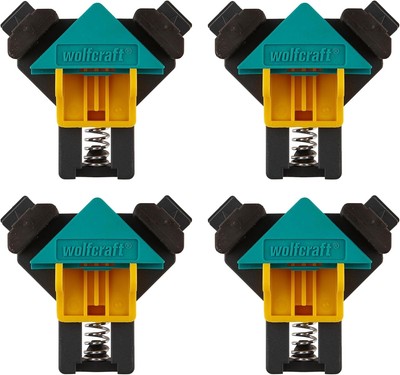 Wolfcraft 4erset Winkelspanner Es 22 ideal fr 90 Schraubklebearbeiten