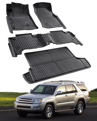 Car Floor Mats for Toyota 4Runner 20032009 4th Gen Cargo Trunk Liner, All Wea...