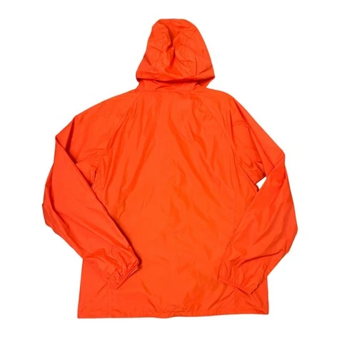 Montbell Topcon Mens M Orange Windblast Hooded Windbreaker Jacket 1103242 NWT image 2