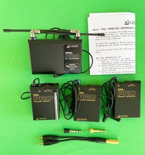 Azden 2 Channel Mic System: 1 Model WR22 Pro Receiver  2 WM Pro Transmitters