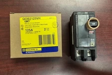 QOB2125VH 2Pole 125Amps 120/240Volt 22K AIC Bolt-On NEW Square D Circuit Breaker