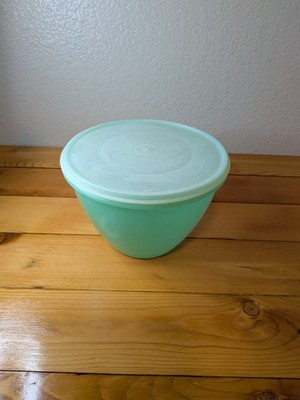 Vintage Tupperware Crisp-It Lettuce Keeper Jade Green 679 Bowl 680 Seal USA