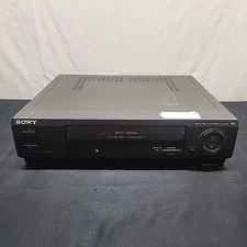 SONY SLV-678HF VCR VHS Player Video Cassette Recorder Tested & Working NO Remote
