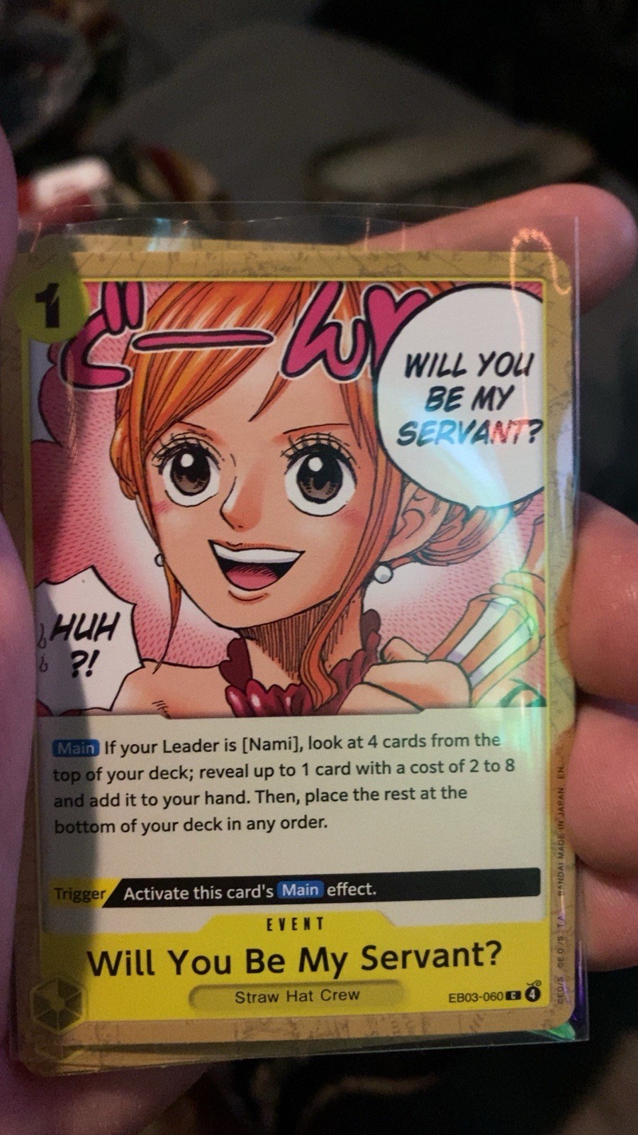 Will You Be My Servant? EB03-060 Extra Booster: One Piece Heroines Edition...