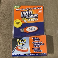 Win Cleaner One Click Professional USB Computer Clean Repair for PC Laptop NEW 