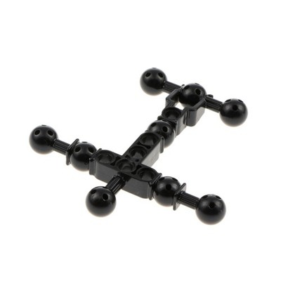1x Lego Bionicle Hero Factory Figuren Torso schwarz 9 Kugelgelenk 4593571 90625