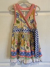 Matilda Jane May Day Dress Garden Path Scrappy Adventure Begins Size 4