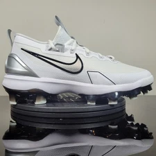 Nike Force Trout 9 Elite MCS Baseball Cleats Shoes White FZ0884 102 Men's Sz 9.5