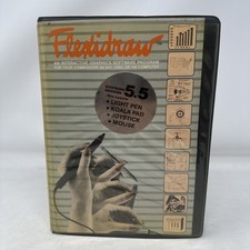 Flexidraw 5.5 Commodore 64/128 Computer Inkwell Software Disk NO PEN UNTESTED