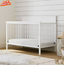 Cuna Convertible Blanca Para Bebe Toddler Bed Convertible Baby Crib White Wood