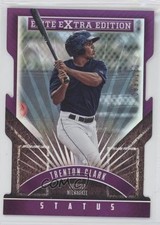 2015 Elite Extra Edition Status Purple Die-Cut Trent Grisham Trenton Clark 3wu