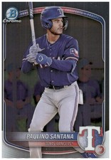 2025 Bowman #BCP-72 Paulino Santana Chrome Prospects