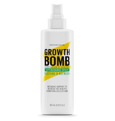 Growth Bomb Supercharge Spray - Leave in Conditioner Spray, Detangler & Scalp Tr