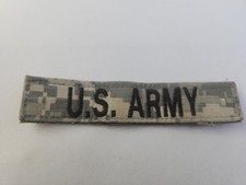 ACU, US ARMY Name Tape Patch Military Hook Branch '..