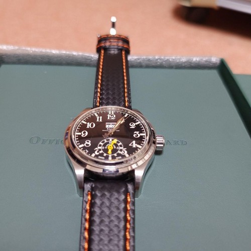 Ball Trainmaster Dual Time Big Date Automatikuhr funktioniert überholt selten schwarzes Zifferblatt - Bild 3 von 10