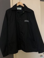 Holloway Altec Lansing Vintage Black Windbreaker Trucker Jacket Mens M