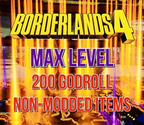 Borderlands 4 Non-Modded 200 Godroll Level 50 Guns Items Drop XBOX PS5 PC SWITCH