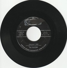The Platters - Twilight Time / Out Of My Mind 7" Vinyl 45 RPM Single Record 1958