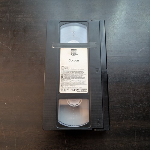Cocoon VHS CBS/FOX Video 80s Sci-fi - Picture 2 of 3