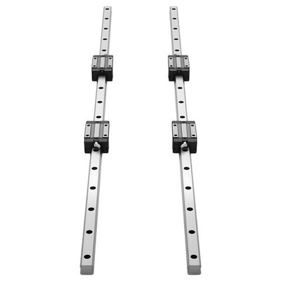 Uimoso Linear Rail Kit HGR20 2Pcs 1000 mm (39.4 in) Guide Rails with 4 Blocks