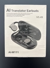 AI Translator Earbuds AI-M111 V5.49 Language Translator Device