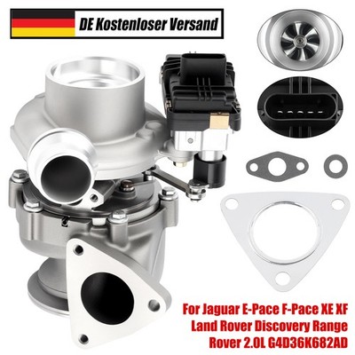 Turbolader 49335-01960 für Jaguar F-Pace Land Rover Discovery V 2.0 + Dichtung