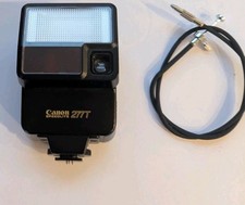 Canon 277T Speedlight Shoes Mount Flash with Leather Case
