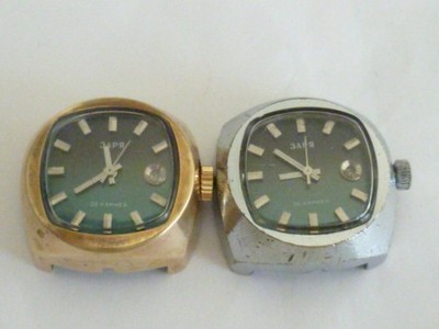VINTAGE ZARJA AUTOMATIK 30J UHREN VERGOLDET AU10 USSR GELAUFEN LOT
