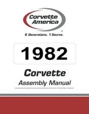1982 Chevrolet Corvette Assembly Manual Book Rebuild Instructions Illustrations