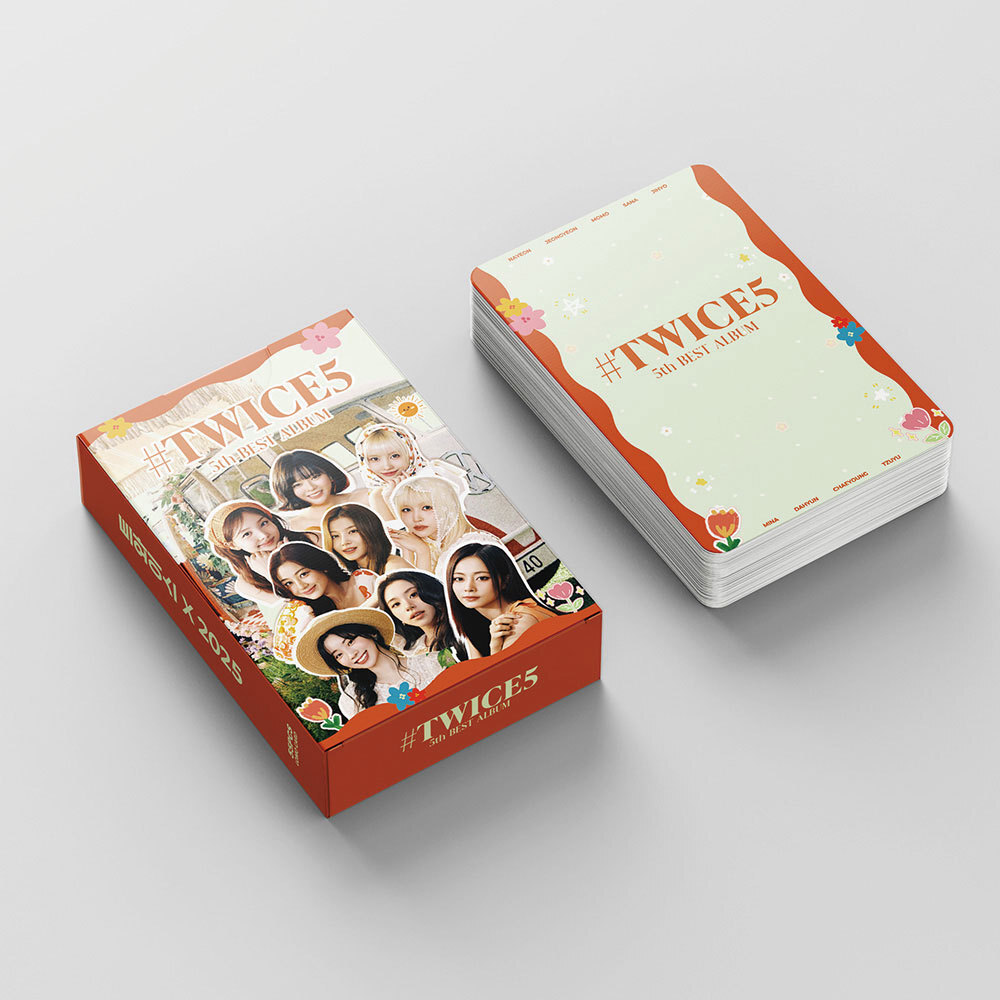 55pcs Set Kpop TWICE 5th BEST ALBUM #TWICE5 Lomo Cards Collective