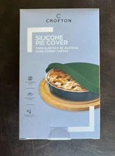 Crofton Silicone Green Pie Cover *Stretches to 10.5"* SEALED BOX