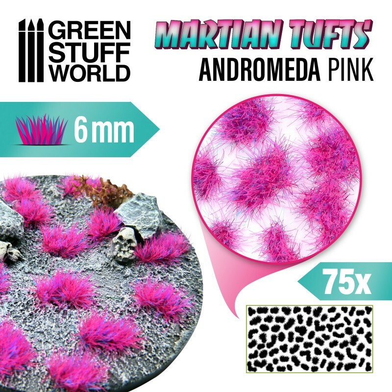 Ciuffi d'erba Alien - ANDROMEDA PINK - Modelli di scenari MARTIAN