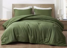 Chezmoi Collection Cliff 3-Piece Rayon Derived from Bamboo Blended Comforter Set