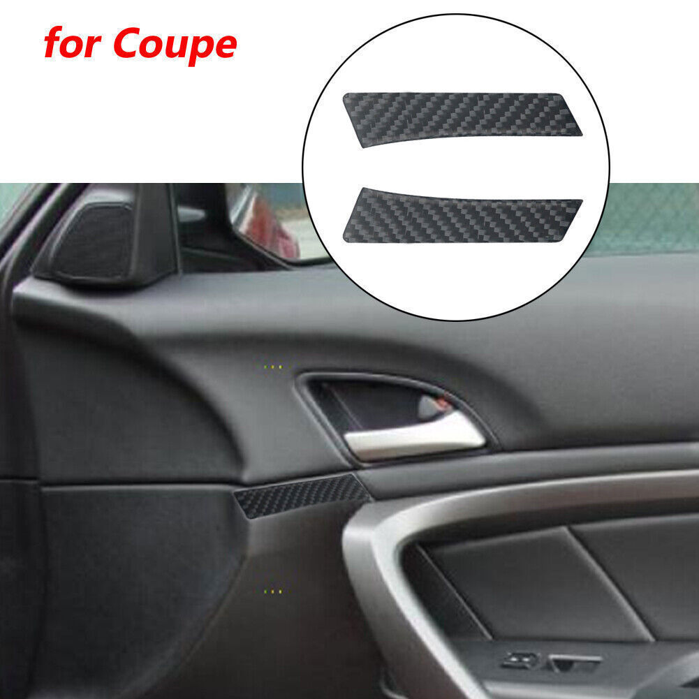 For Honda Accord Coupe 2008-2012 Carbon Interior Door Accent Panel Trim Cover