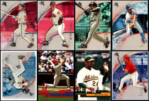 2002 Fleer E-X (8) Card Lot - RARE TREASURE