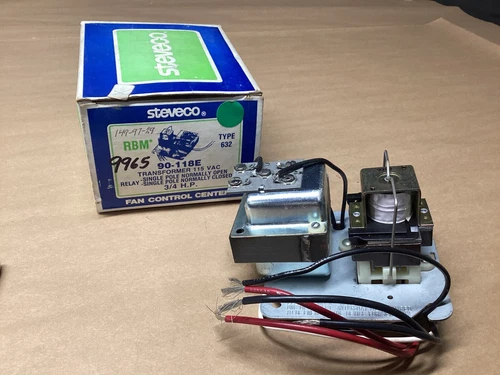 STEVECO 90-118E FAN CONTROL CENTER #113F107PR6*CO