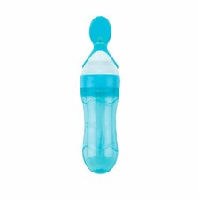 Nuby Silicone Squeeze Feeder Blue