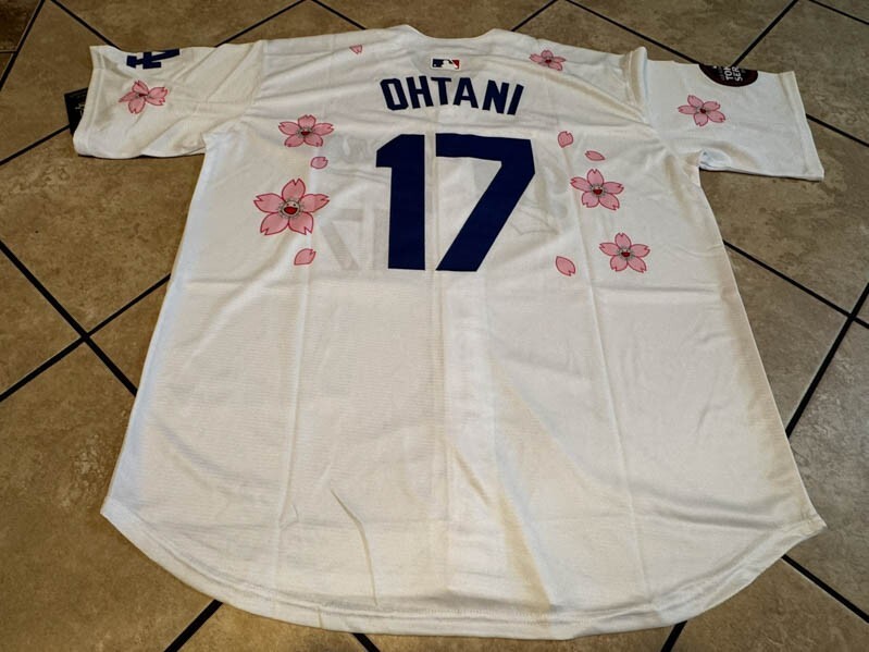 n*7様 OHTANI 17 LA ジャケット 2XL ネイビー/ホワイト n*7様 OHTANI 17 LA ジャケット 2XL ネイビー/ホワイト Shohei
