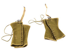 Vintage Boy Scout OD Canvas Official Leggings sz Large 