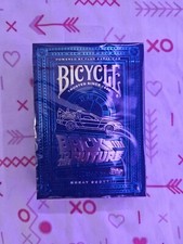 Back to the Future Bicycle Playing Cards Poker Size Deck USPCC Custom Limited